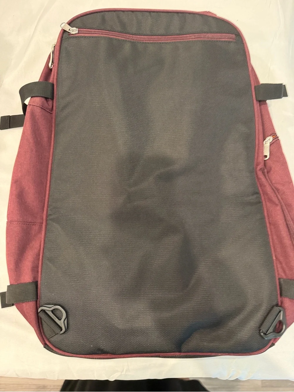 eBags Mother Lode Travel Backpack Burgundy Garnet Carry On Convertible NWT